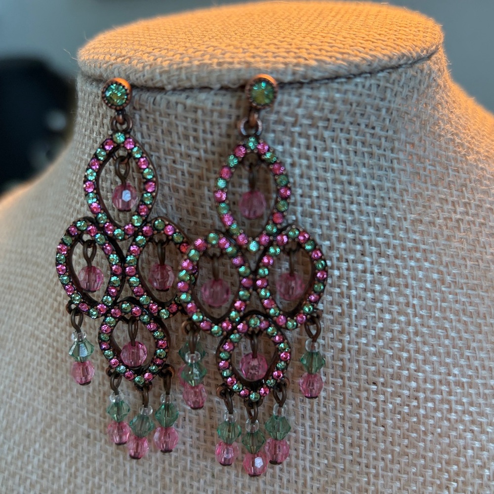 Joan Rivers Classics Collection 
Elegant Multicolor Chandelier Earrings